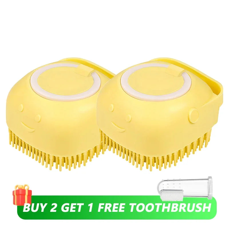 Pet Shampoo Massage Brush