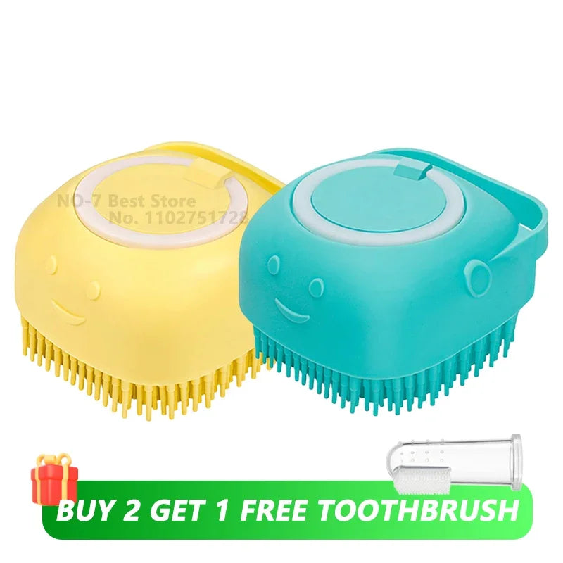 Pet Shampoo Massage Brush