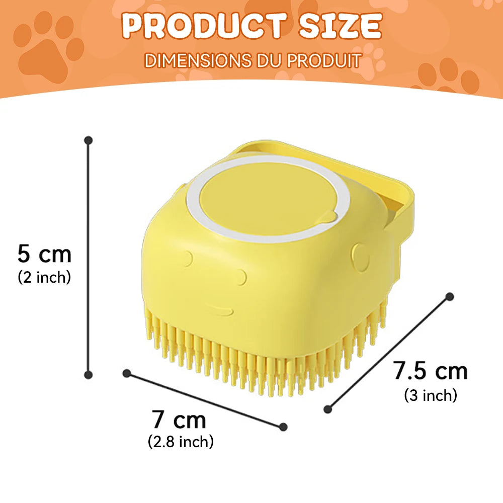 Pet Shampoo Massage Brush