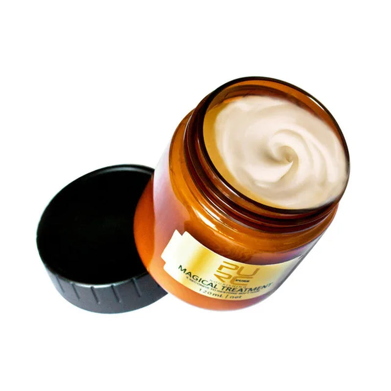 PURC 120ML Magical Treatment Hair Mask Nutrition Infusing Masque for 5 Seconds Repairs Hair Damage Restore Soft Hair